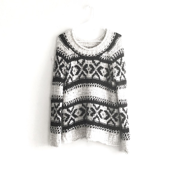 Free People Sweaters - Free People • Knit Striped Pattern Sweater